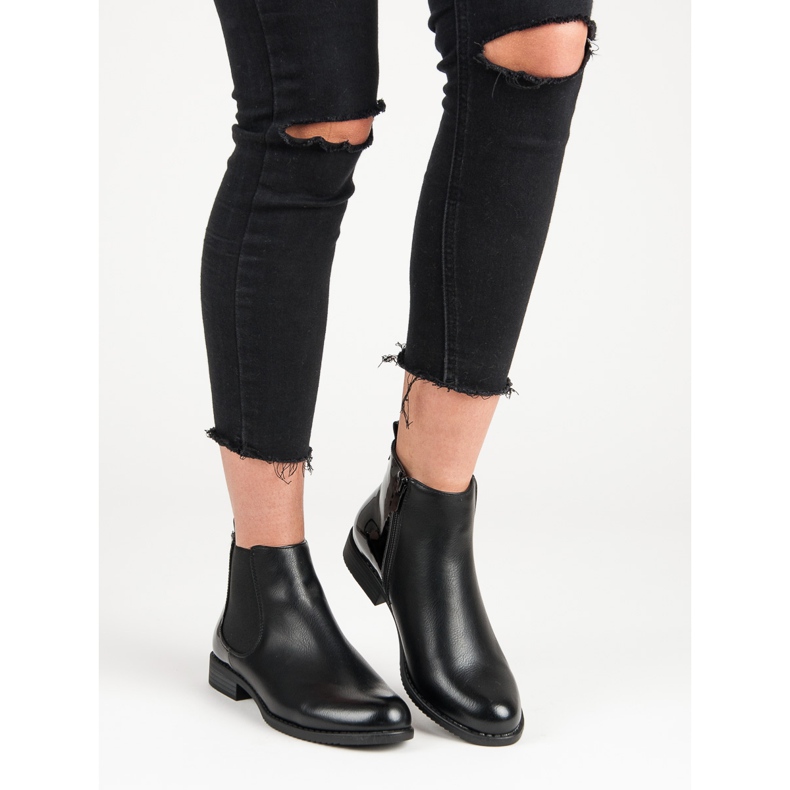 J. Star Klassiset Chelsea -saappaat musta 1