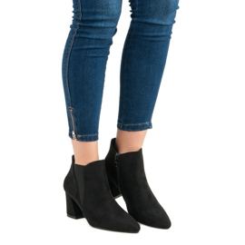 Belle Women Mokkanahkakengät postissa musta 1