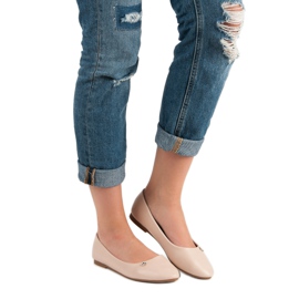 Beige balerinat monivärinen 1