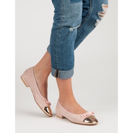 Comer Vaaleanpunaiset ballerinat keltainen vaaleanpunainen 2