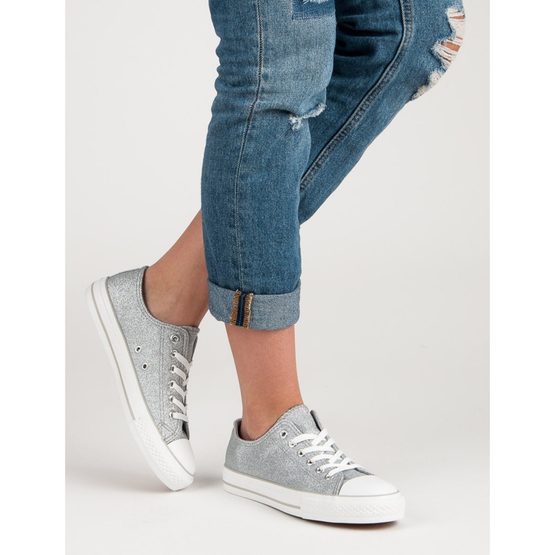 Glitter -lenkkarit harmaa 1