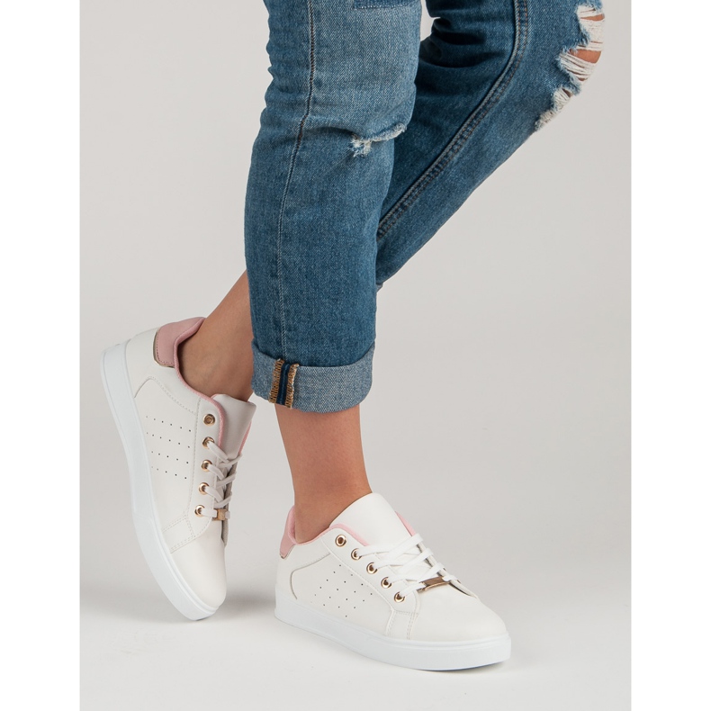 Valkoiset urheilukengät valkoinen 1