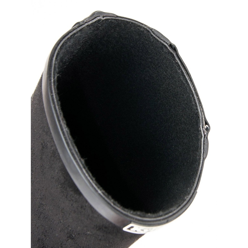 Kylie Suede Galoshes koristeellisella vetoketjulla musta 1