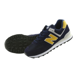 New Balance ML574SMB PIGMENTTI BRASSILLA keltainen laivastonsininen 4