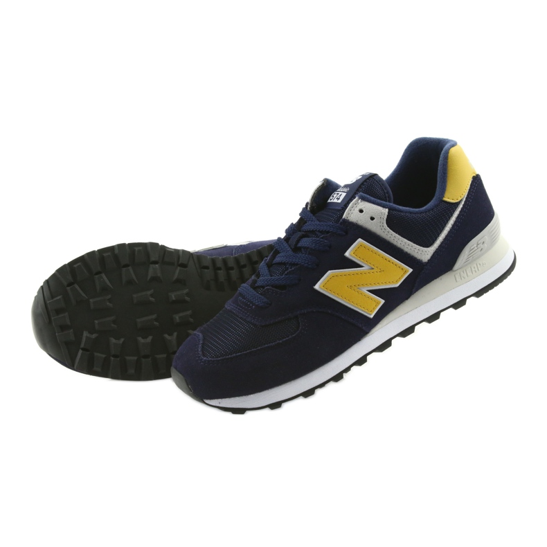 New Balance ML574SMB PIGMENTTI BRASSILLA keltainen laivastonsininen 4