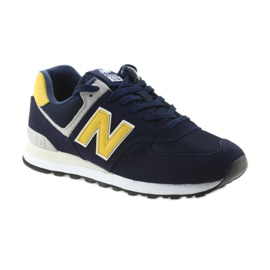 New Balance ML574SMB PIGMENTTI BRASSILLA keltainen laivastonsininen 1