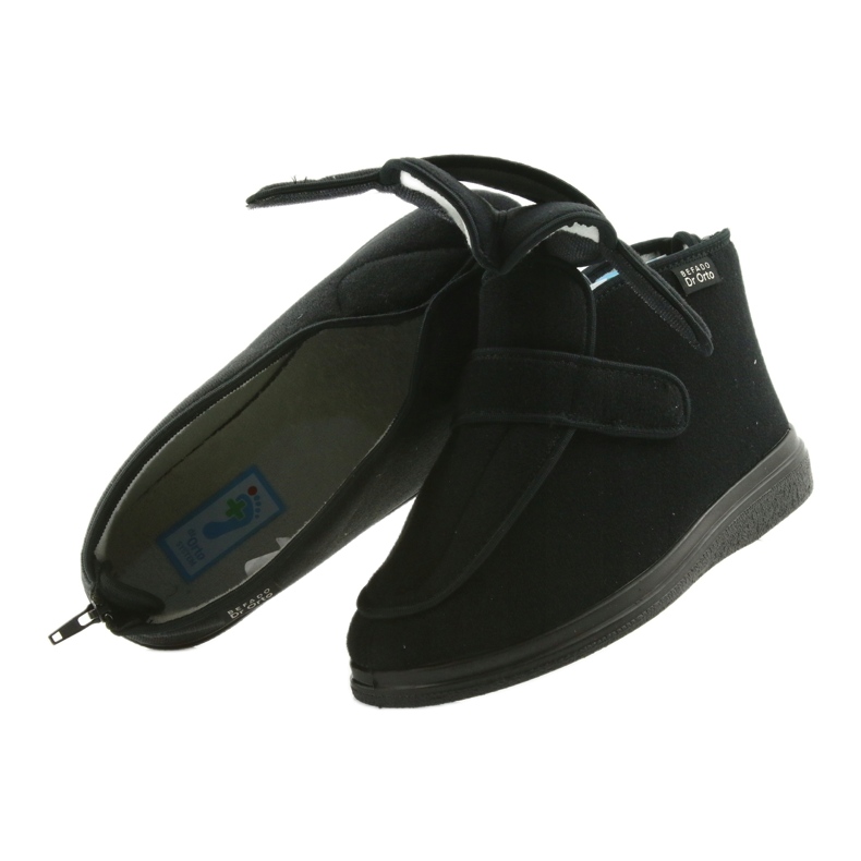 Dr.Orto Befado miesten jalkineet 987m002 Herkät jalat mustat Silber -insertin 7