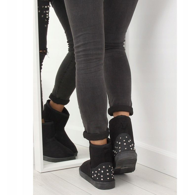 Mustat naisten lumisaappaat M297 Musta 1