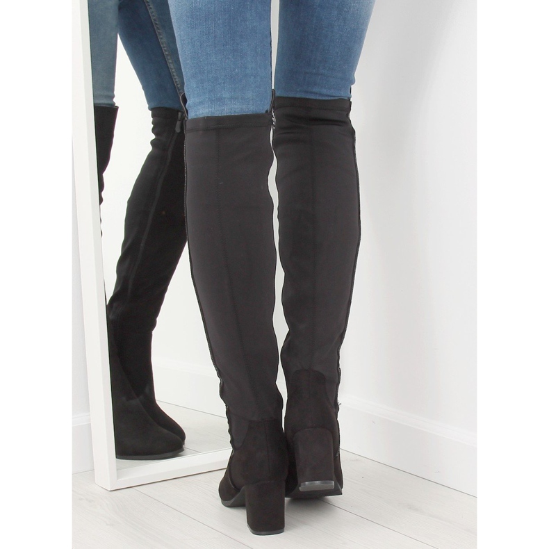 Mustat korkokengät 0-278 Musta 2