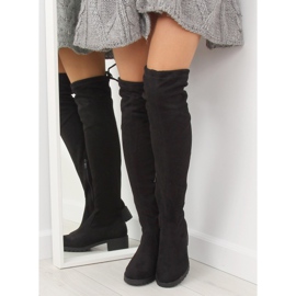 Naisten mustat reisisaappaat NS013 Musta 1