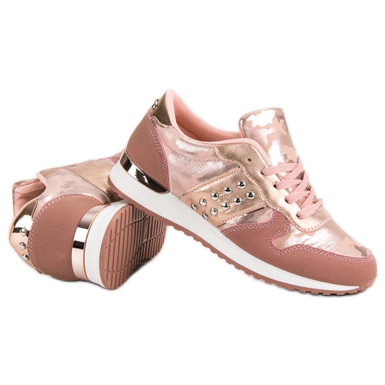 Muodikkaat urheilukengät keltainen vaaleanpunainen 1