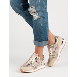 Urheilukengät koristeellisella vetoketjulla keltainen vaaleanpunainen 2