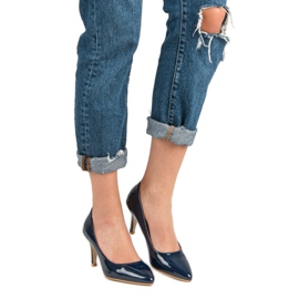 VINCEZA tummansiniset pumput tummansininen 2