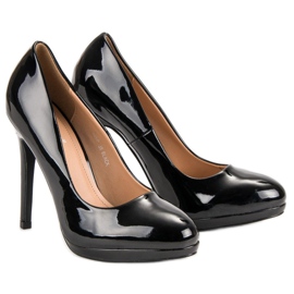 Seastar Seksikäs lakatut korkokengät musta 1