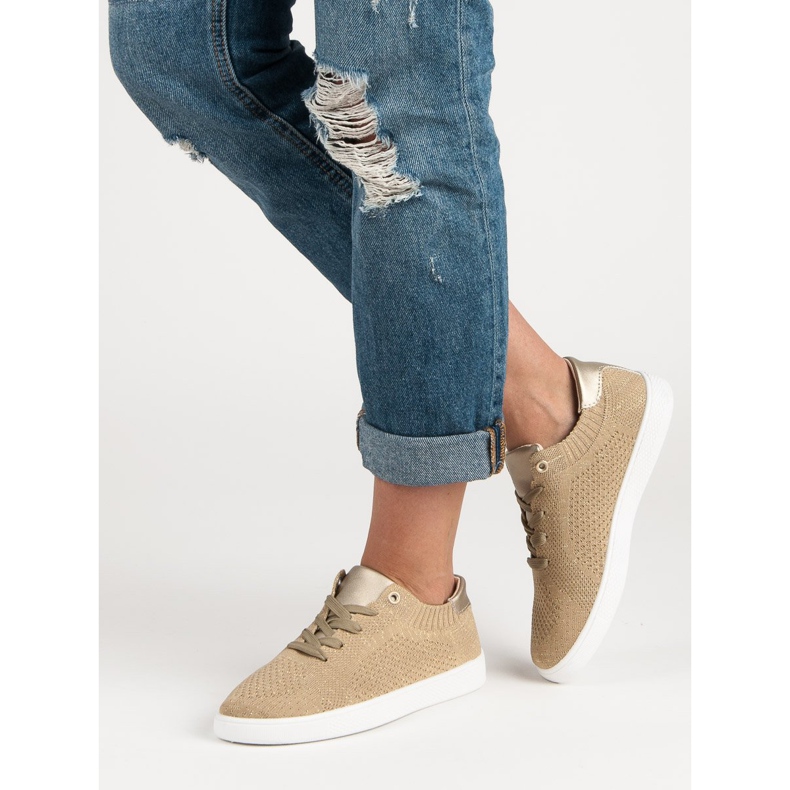 Mukavat urheilukengät keltainen 2