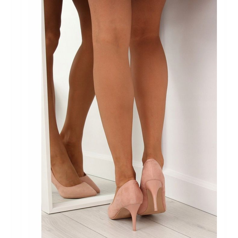 Mukavat pumput vaaleanpunaisella LE012P -vaaleanpunaisella tapilla vaaleanpunainen 2