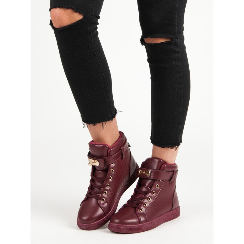 Viininpunainen Tennarit 2