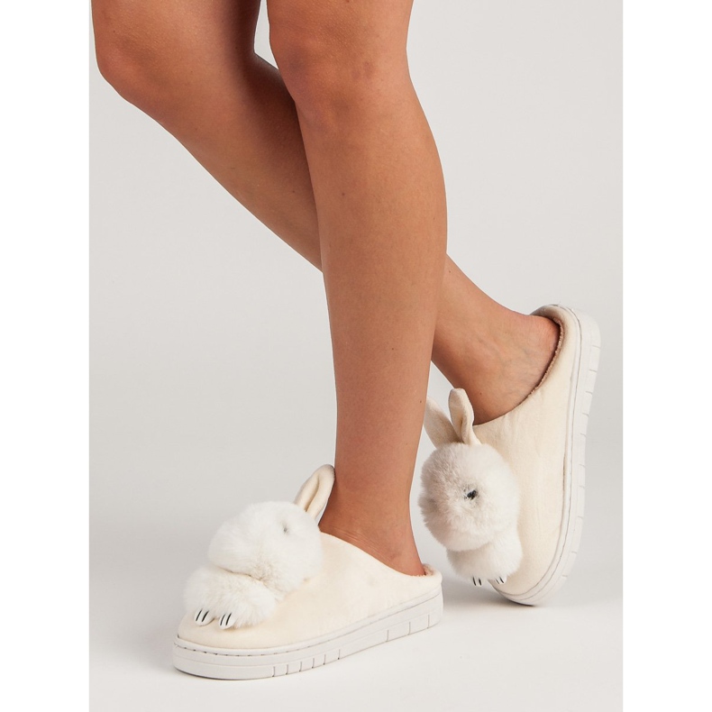 Lämpimät tossut ruskea 2