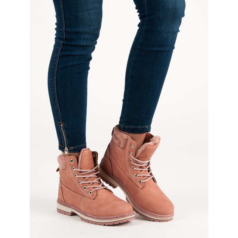 Juliet Lämpimät vaelluskengät vaaleanpunainen 1