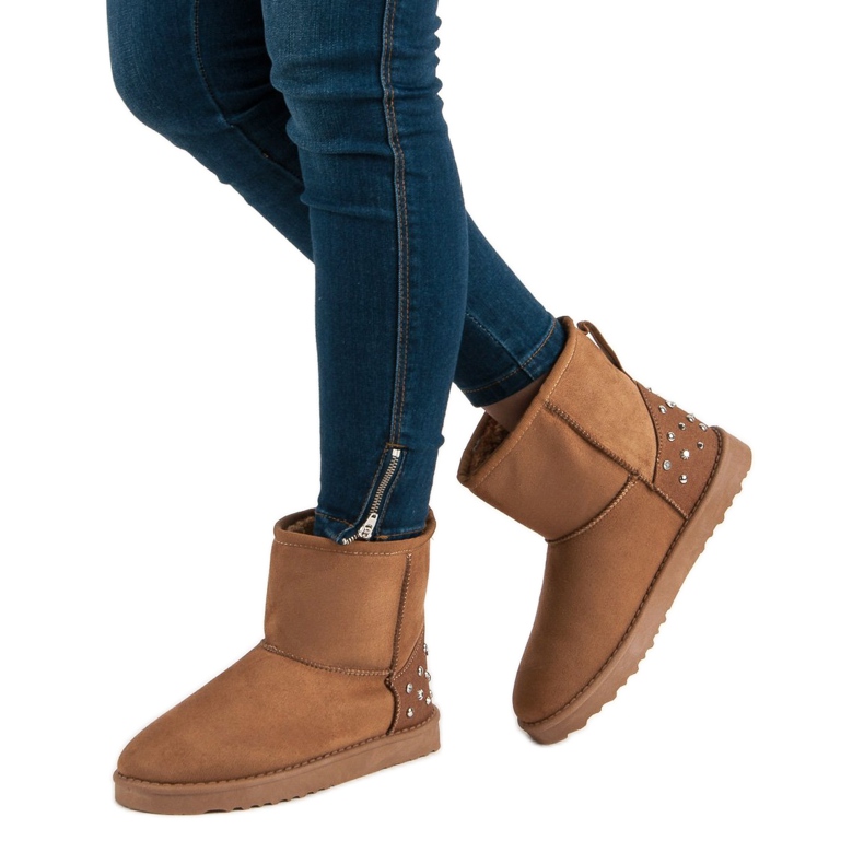 Kameli Mukluki suihkukoneilla ruskea 2