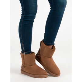 Kameli Mukluki suihkukoneilla ruskea 1