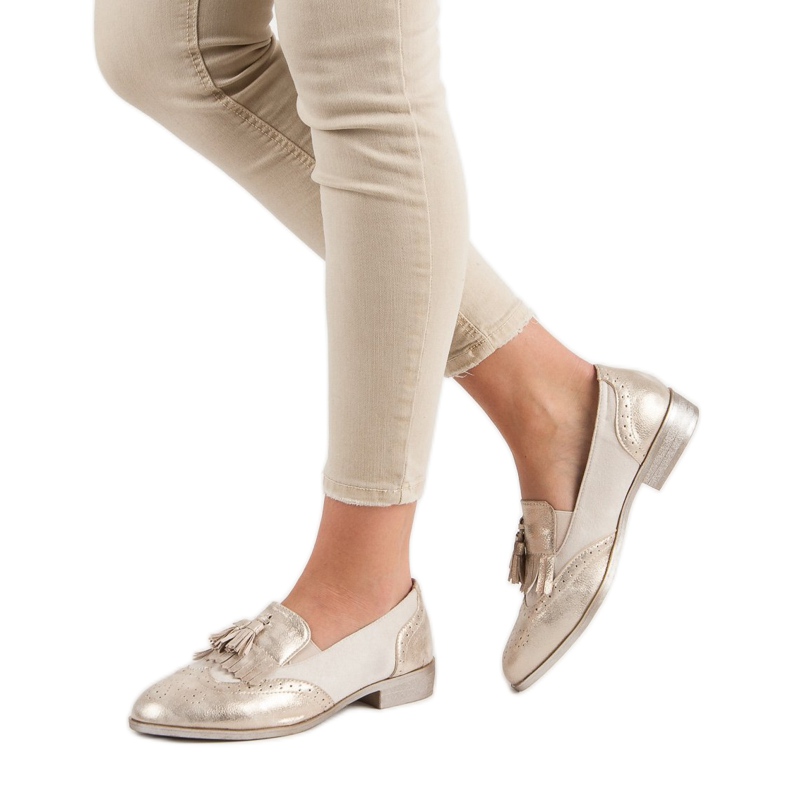 Tina&Co Loaferit hapsuilla keltainen 2