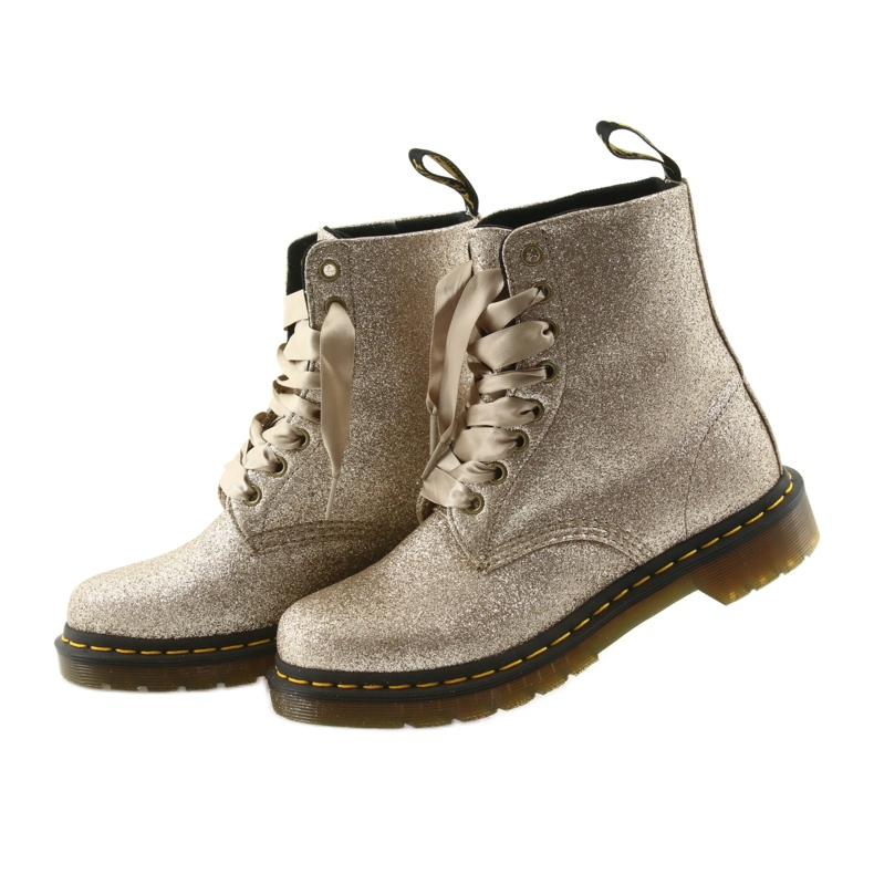 Dr. Martens Martens 1460 PASCAL GLITTER PALE GOLD kultainen 3