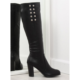 Mustat korkokengät 7330-PA Musta 2