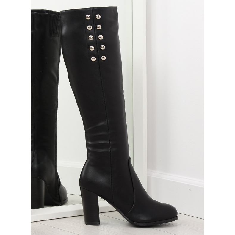 Mustat korkokengät 7330-PA Musta 2