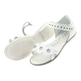 Tyttöjen sandaalit Bartek -hopeasormukset valkoinen 5