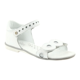 Tyttöjen sandaalit Bartek -hopeasormukset valkoinen 1
