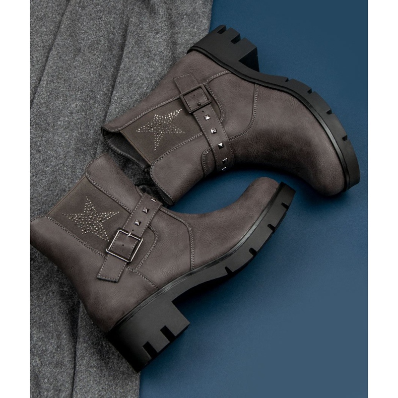 Groto Gogo Rock -saappaat alustalla harmaa 2