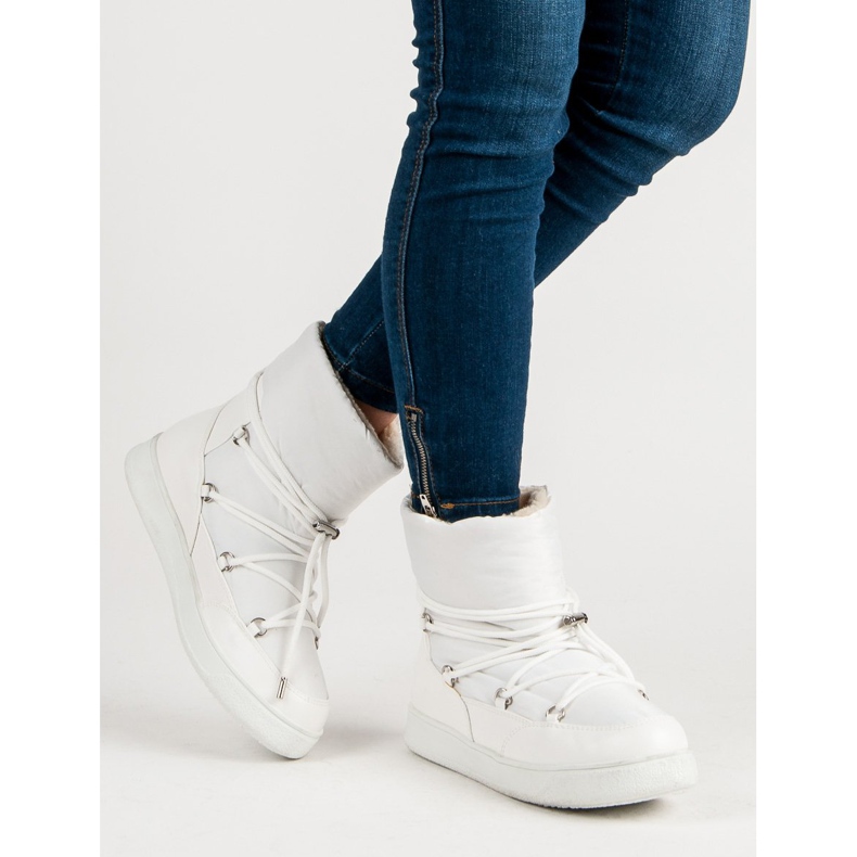 Seastar Lämpimät lumisaappaat valkoinen 2