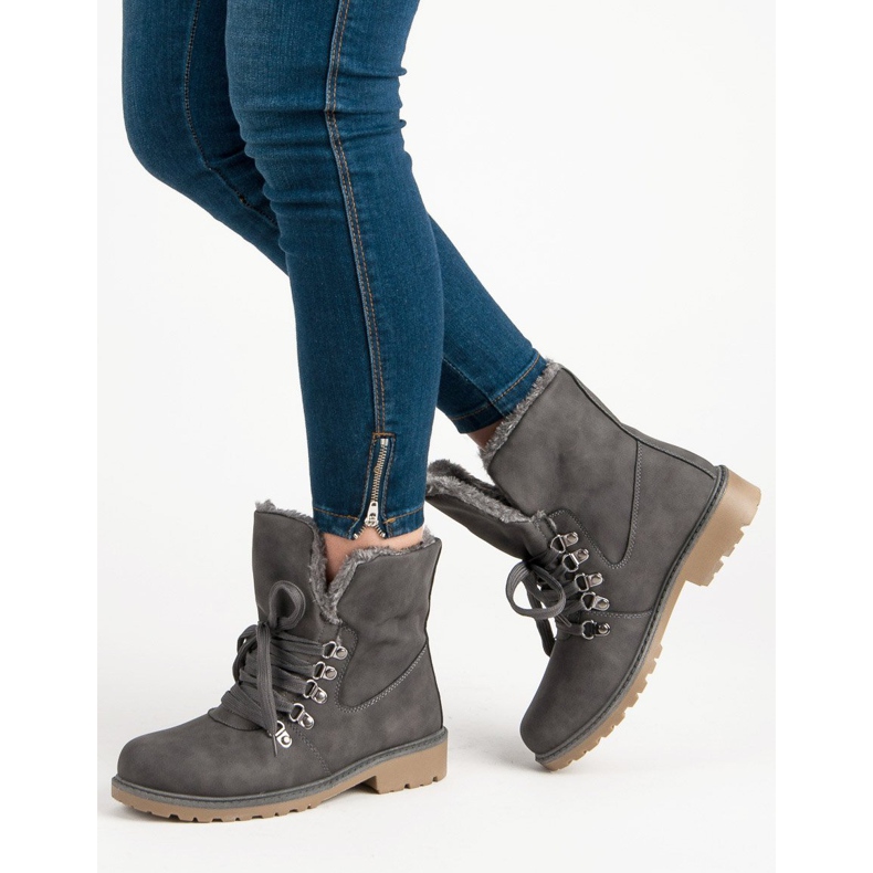 Super Me Lämpimät saappaat harmaa 1