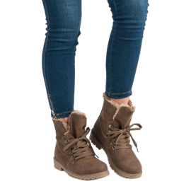 Super Me Lämpimät saappaat ruskea 1