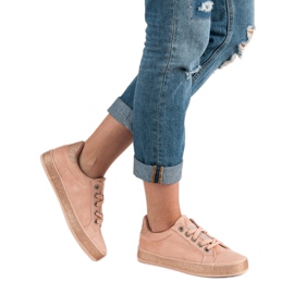 MCKEYLOR Vaaleanpunaiset lenkkarit vaaleanpunainen 2