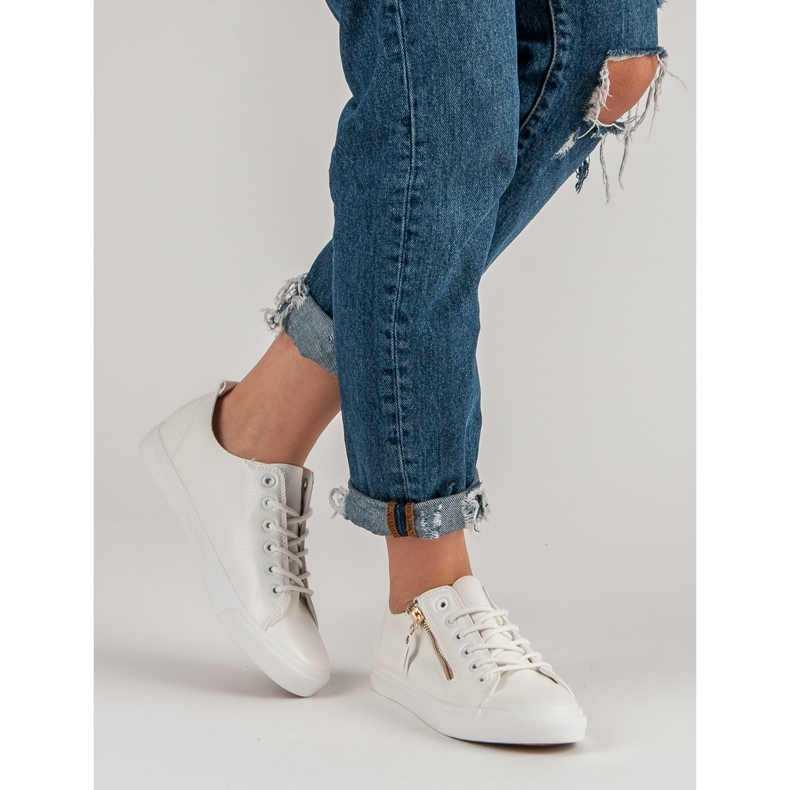 Sidotut lenkkarit valkoinen 2 Sidotut lenkkarit valkoinen 2