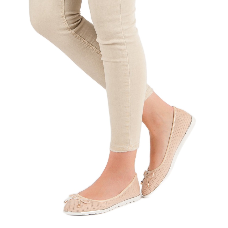 Small Swan Beige balerinat 1