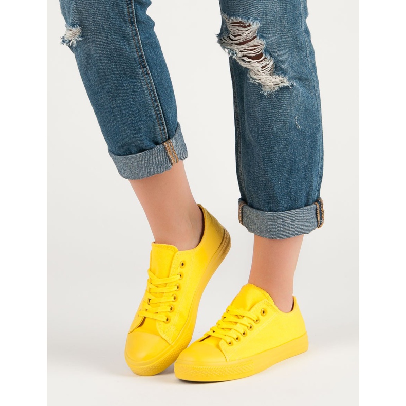 Sport Keltaiset lenkkarit keltainen 1