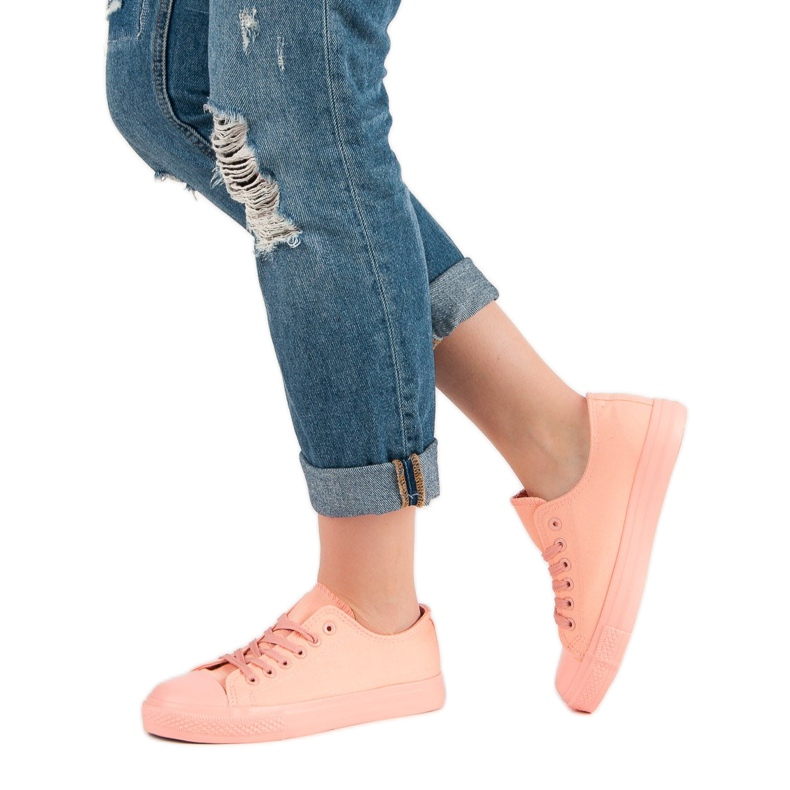 Sport Vaaleanpunaiset lenkkarit vaaleanpunainen 2