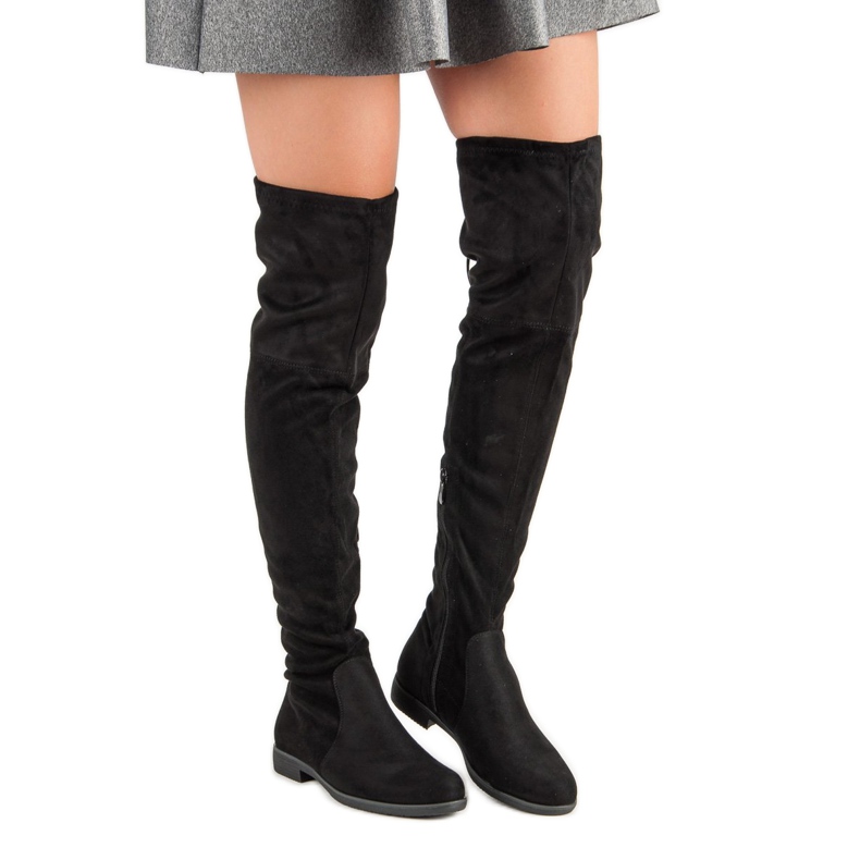 R'S Klassiset polvisaappaat musta 2