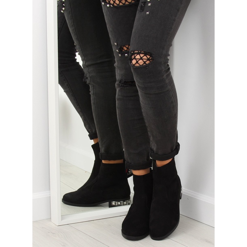 Musta Musta naisten saappaat 168-176 Musta 1