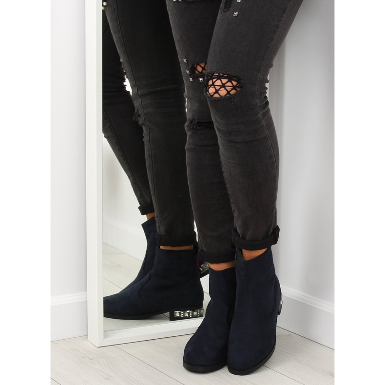 Naisten tummansiniset saappaat 168-176 Sininen laivastonsininen 1