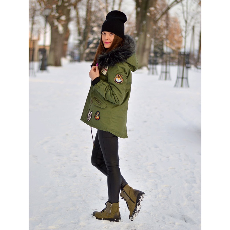 Tyylikkäät Khaki VINCEZA-työntekijät vihreä 1