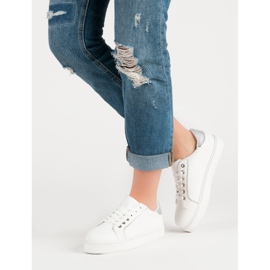 Mukavat urheilukengät valkoinen harmaa 1