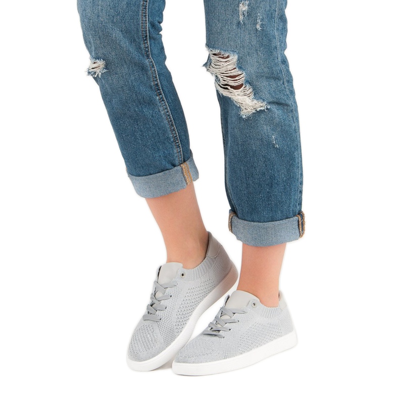 Mukavat urheilukengät harmaa 2