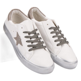 Tyylikkäät matalat tennarit valkoinen monivärinen 2