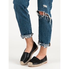 Small Swan Klassiset mustat espadrillit 1