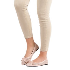 Avoimet ballerinat vaaleanpunainen 1