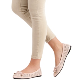 Avoimet ballerinat vaaleanpunainen 2